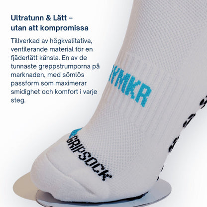 Playmkr Grip Socks Vit - TRÄNING & PERFORMANCE BUTIKEN