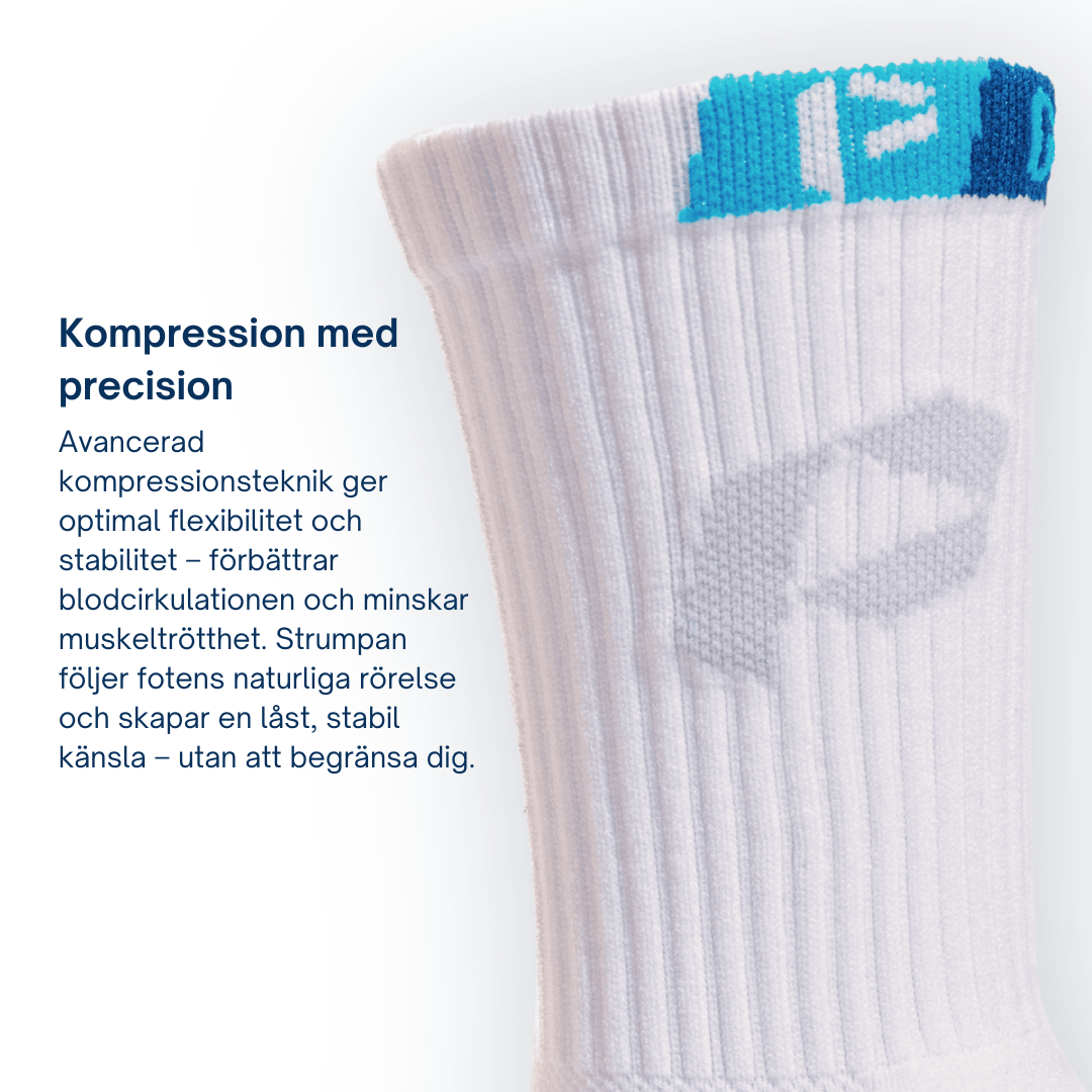 Playmkr Grip Socks Vit - TRÄNING & PERFORMANCE BUTIKEN