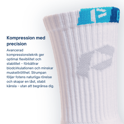 Playmkr Grip Socks Vit - TRÄNING & PERFORMANCE BUTIKEN