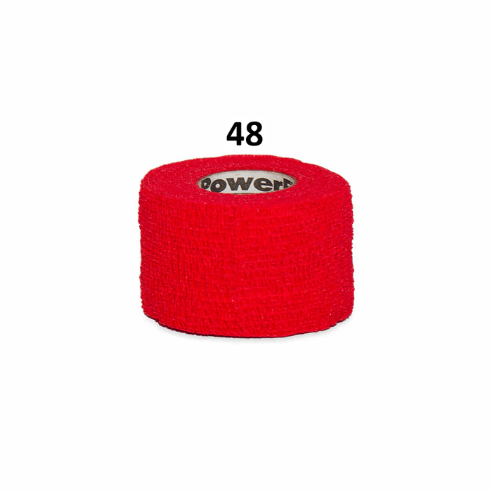 Powerflex Grepptejp Hockey 38 mm – Elastisk tejp i flera färger - Kartong