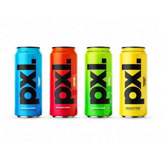 PXL Energy Drink 500ml MIX 24-pack - TRÄNING & PERFORMANCE BUTIKEN