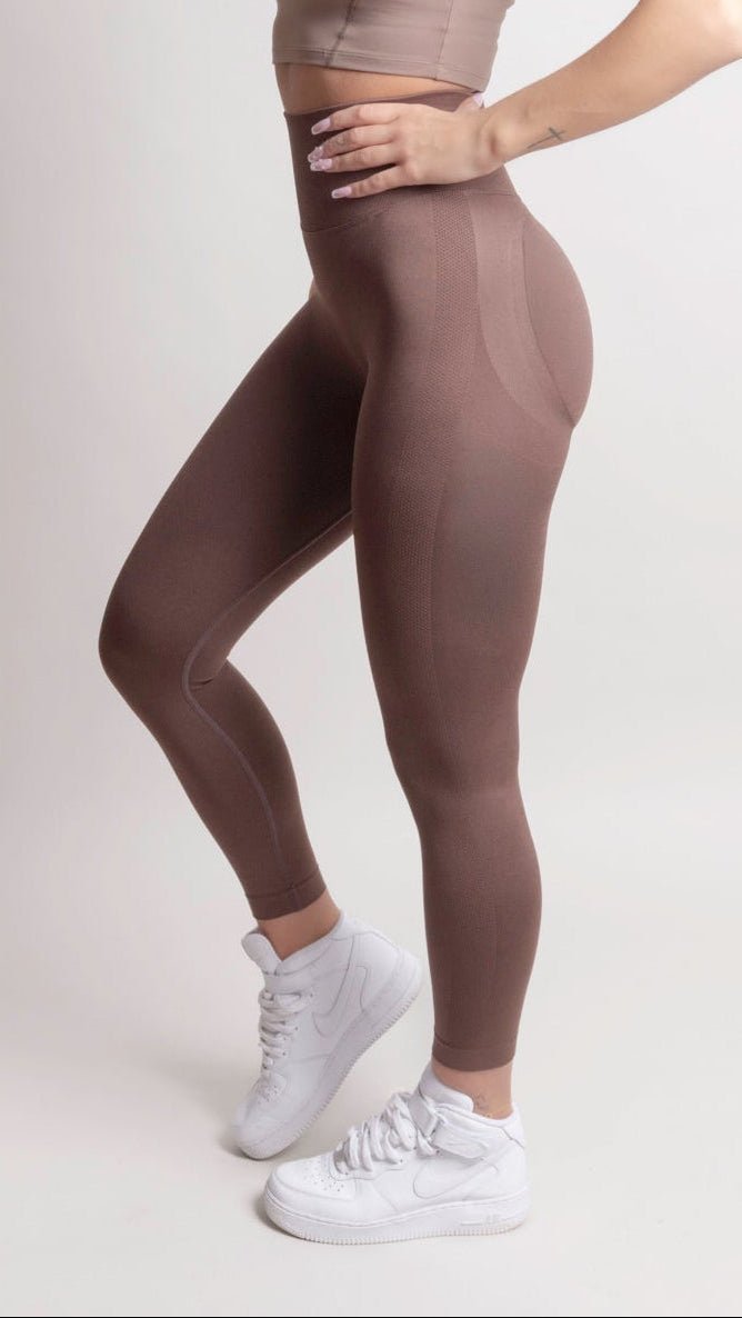 Scrunch Leggings Mocha Brown - TRÄNING & PERFORMANCE BUTIKEN