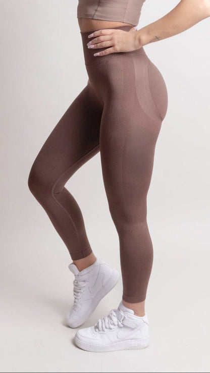Scrunch Leggings Mocha Brown - TRÄNING & PERFORMANCE BUTIKEN