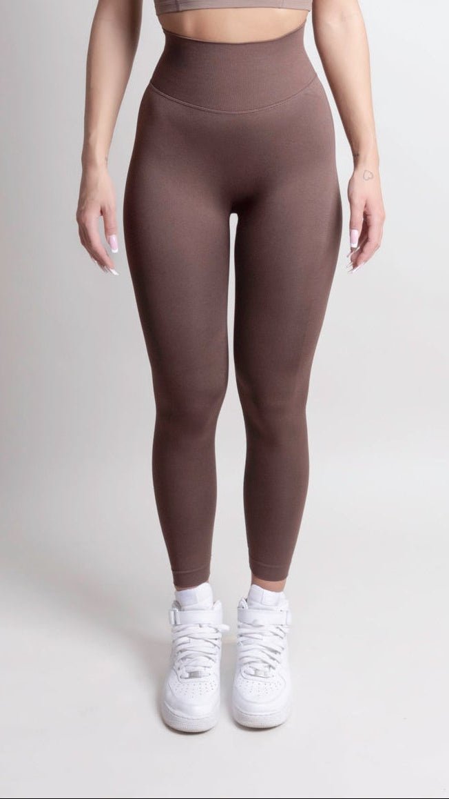 Scrunch Leggings Mocha Brown - TRÄNING & PERFORMANCE BUTIKEN
