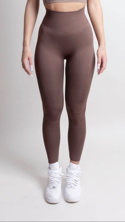 Scrunch Leggings Mocha Brown - TRÄNING & PERFORMANCE BUTIKEN