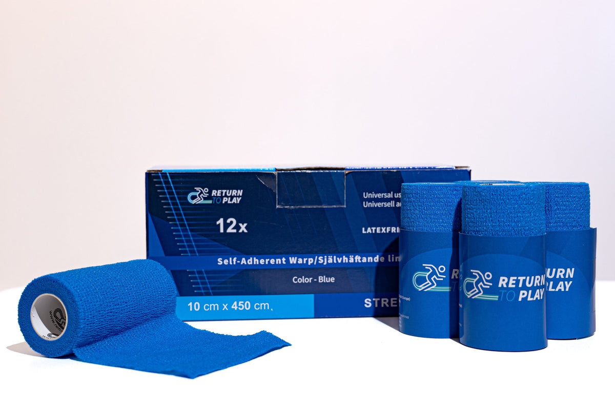 Självhäftande Linda 12 - pack Blå - TRÄNING & PERFORMANCE BUTIKEN