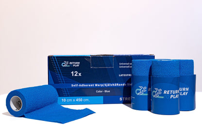 Självhäftande Linda 12 - pack Blå - TRÄNING & PERFORMANCE BUTIKEN