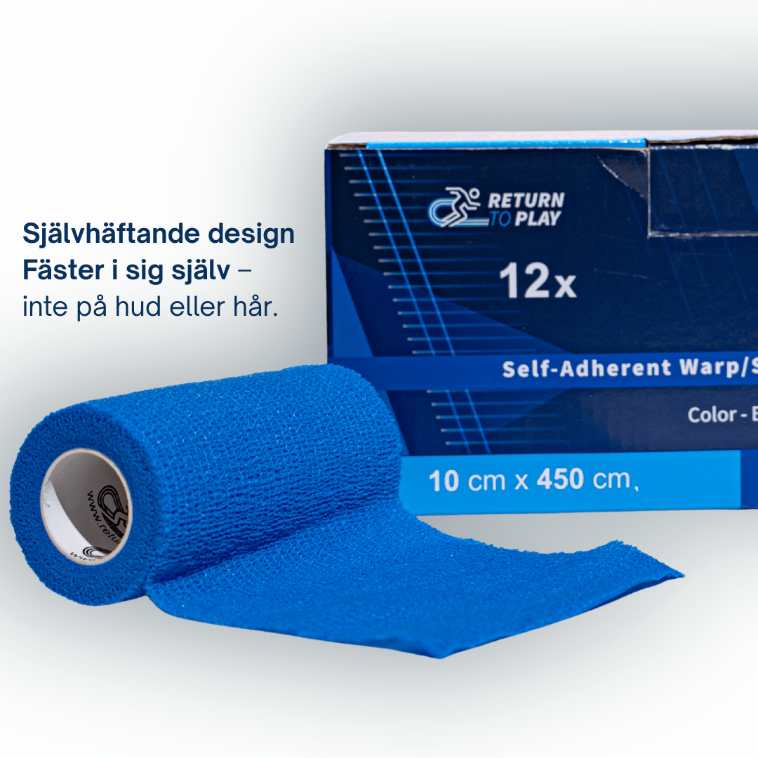Självhäftande Linda 12 - pack Blå - TRÄNING & PERFORMANCE BUTIKEN