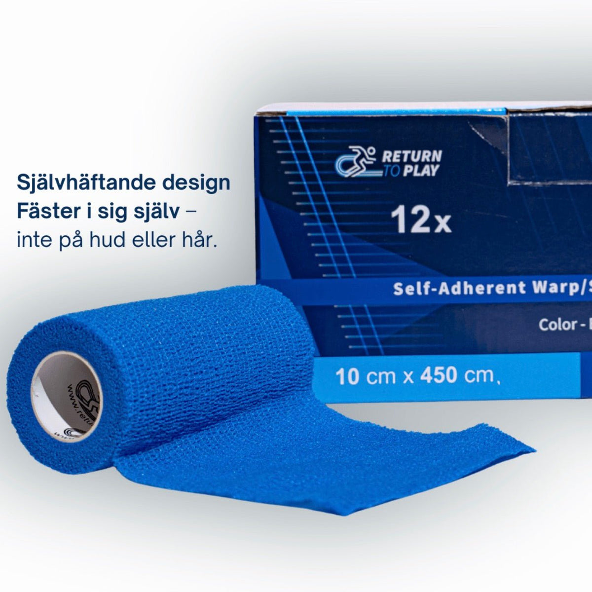 Självhäftande Linda 12-pack Blå - TRÄNING & PERFORMANCE BUTIKEN