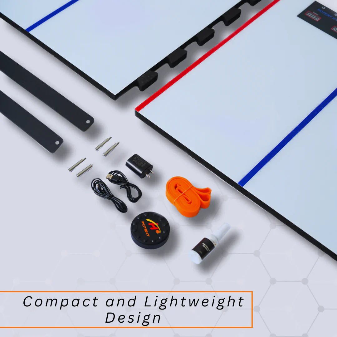 Skottplatta Digital Hockey Mini – Interaktiv träning för puckkontroll och timing - TRÄNING & PERFORMANCE BUTIKEN