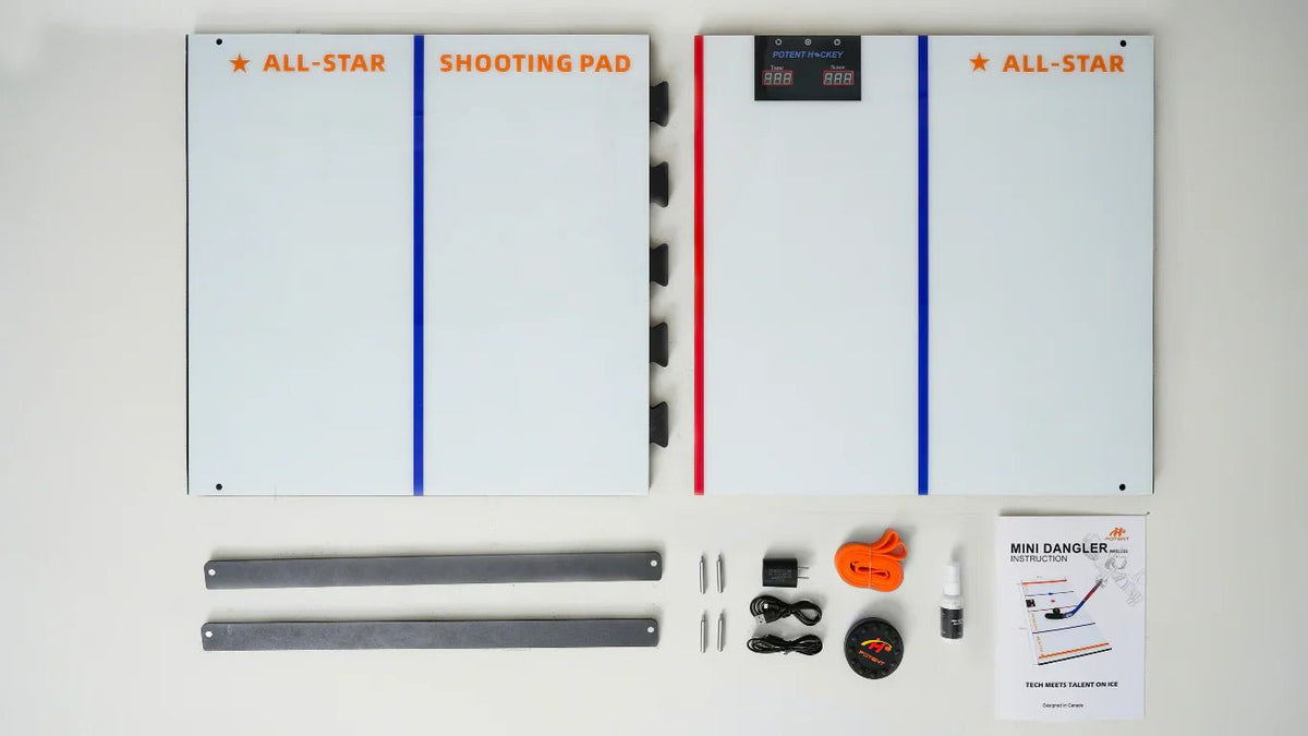 Skottplatta Digital Hockey Mini – Interaktiv träning för puckkontroll och timing - TRÄNING & PERFORMANCE BUTIKEN