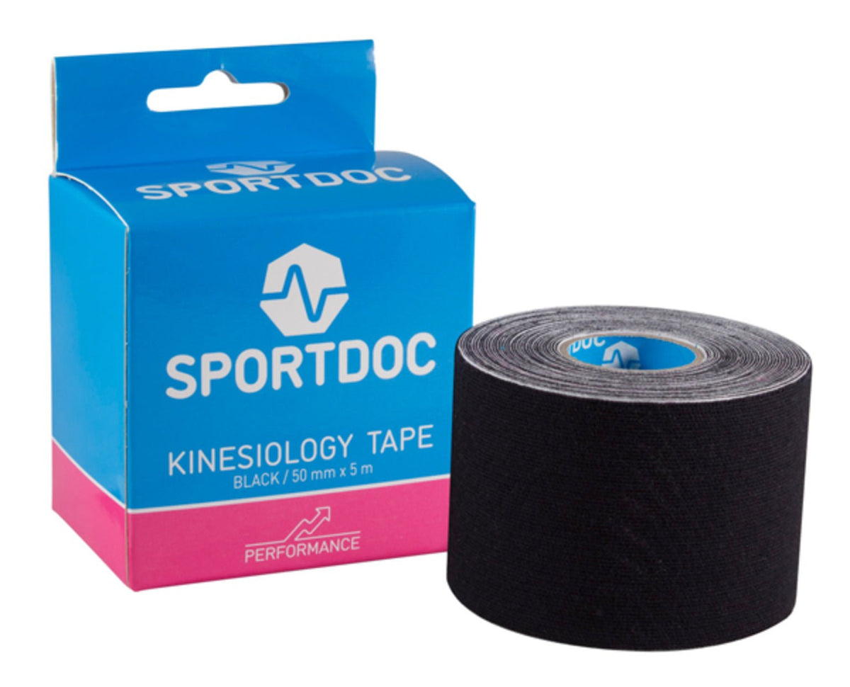 Sportdoc Kinesiotejp – För smärtlindring, stöd & snabbare återhämtning - TRÄNING & PERFORMANCE BUTIKEN