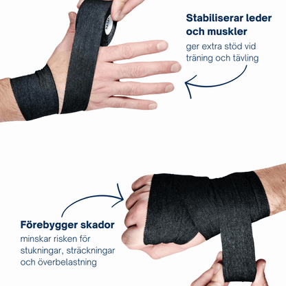 Sporttejp Svart 6 - pack - TRÄNING & PERFORMANCE BUTIKEN