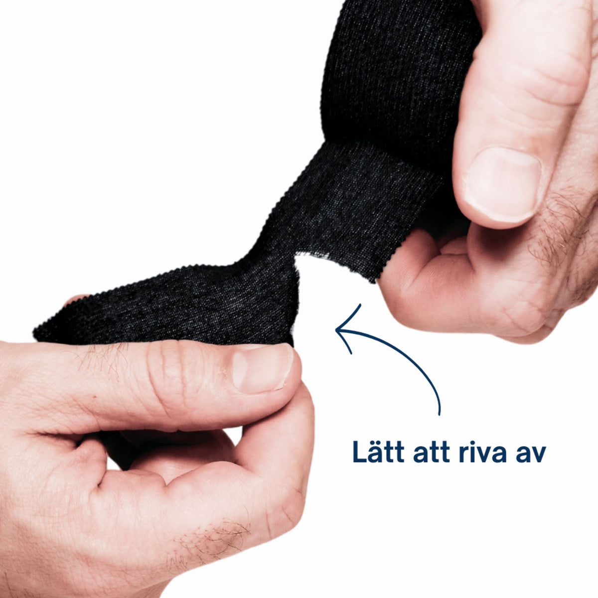 Sporttejp Svart 6-pack - TRÄNING & PERFORMANCE BUTIKEN