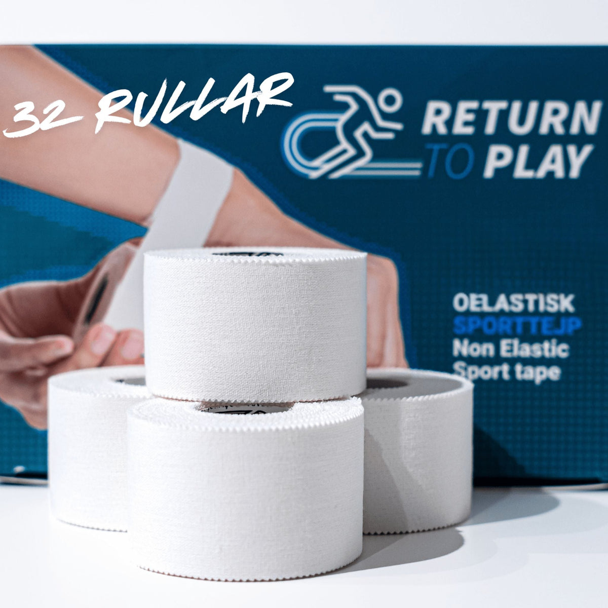 Sporttejp Vit 32-pack - TRÄNING & PERFORMANCE BUTIKEN