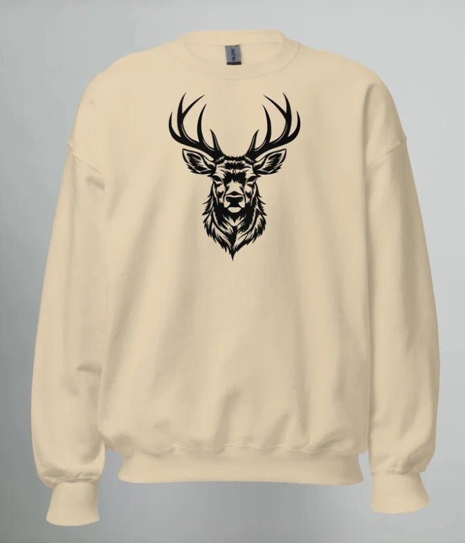 SWEATSHIRT BLACK DEER - TRÄNING & PERFORMANCE BUTIKEN