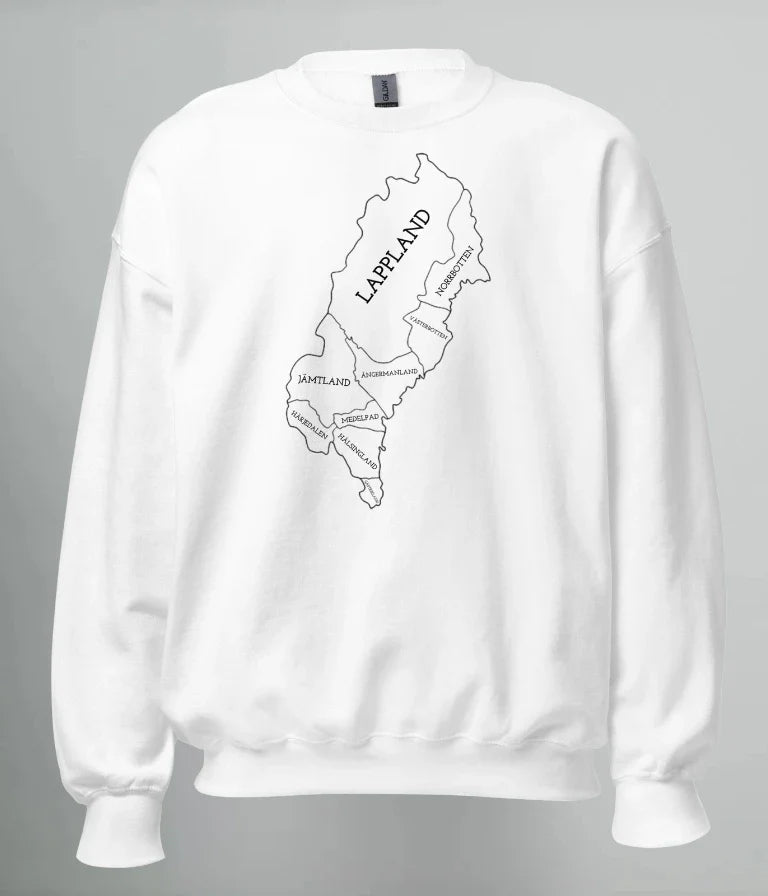 SWEATSHIRT NORRLANDS KARTA (DL) - TRÄNING & PERFORMANCE BUTIKEN