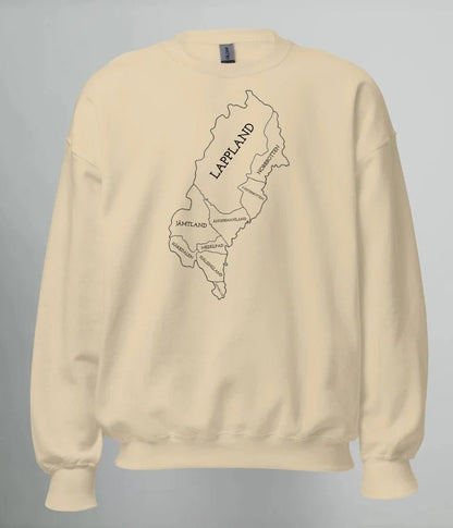 SWEATSHIRT NORRLANDS KARTA (DL) - TRÄNING & PERFORMANCE BUTIKEN