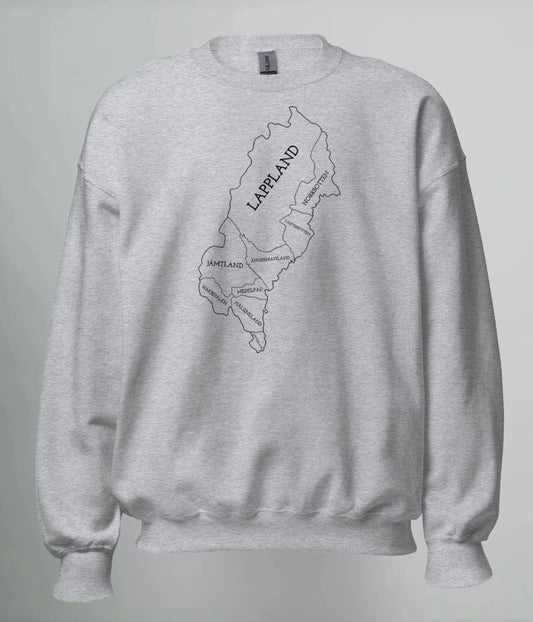 SWEATSHIRT NORRLANDS KARTA (DL) - TRÄNING & PERFORMANCE BUTIKEN