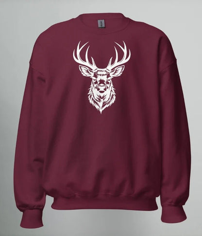 SWEATSHIRT WHITE DEER - TRÄNING & PERFORMANCE BUTIKEN