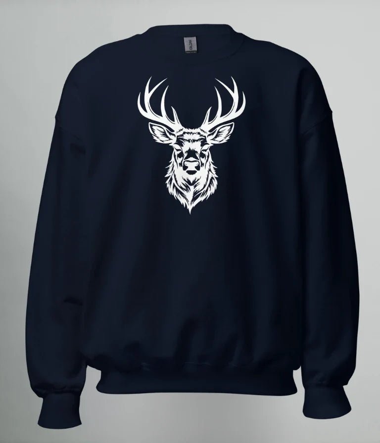 SWEATSHIRT WHITE DEER - TRÄNING & PERFORMANCE BUTIKEN