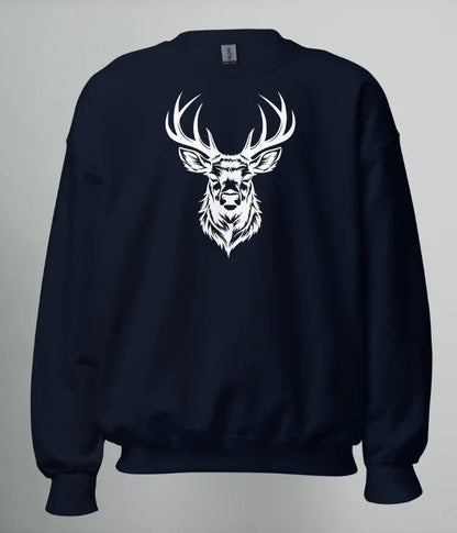 SWEATSHIRT WHITE DEER - TRÄNING & PERFORMANCE BUTIKEN