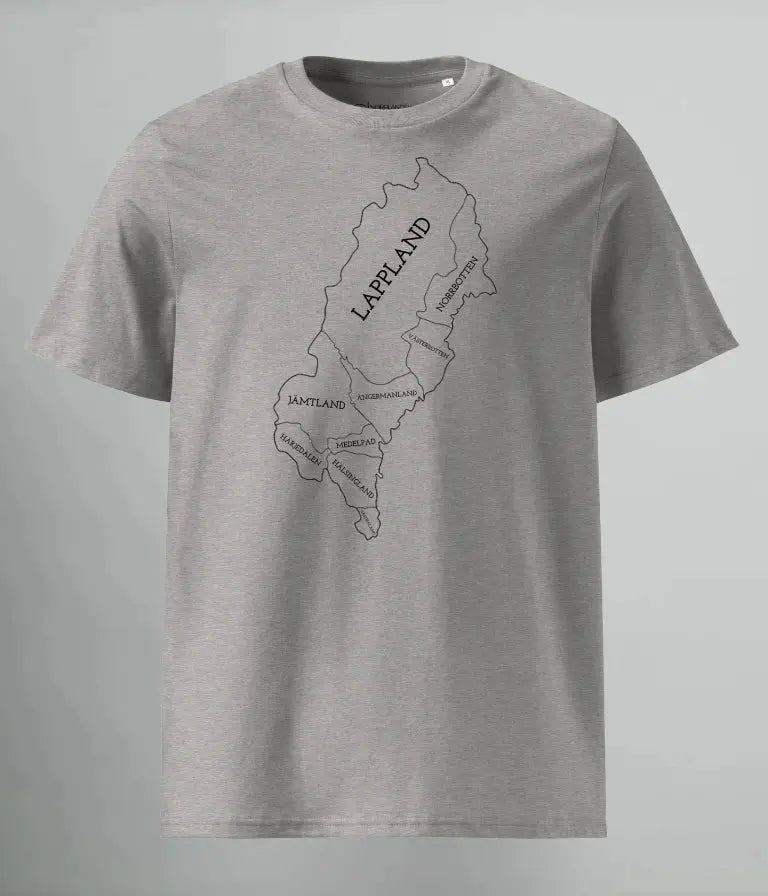 T - SHIRT NORRLANDS KARTA (DL) - TRÄNING & PERFORMANCE BUTIKEN