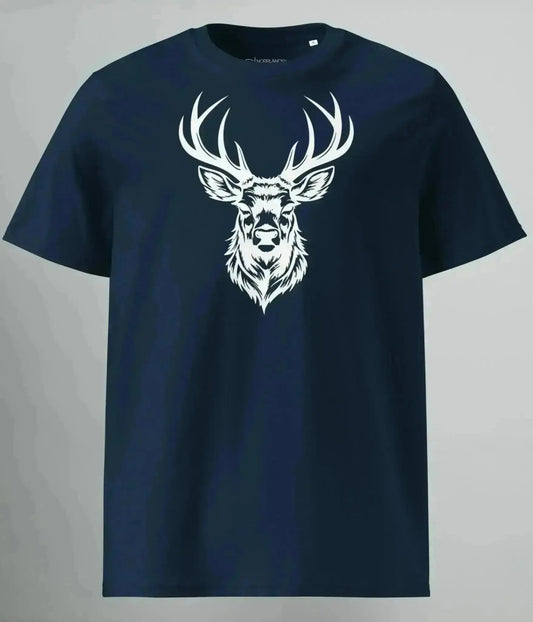 T - SHIRT WHITE DEER - TRÄNING & PERFORMANCE BUTIKEN