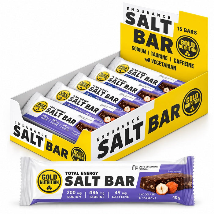TOTAL ENERGY SALT BAR – Salta energibars för uthållighet och fokus, 15-pack