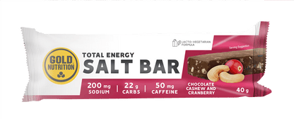 TOTAL ENERGY SALT BAR – Salta energibars för uthållighet och fokus, 15 - pack - TRÄNING & PERFORMANCE BUTIKEN
