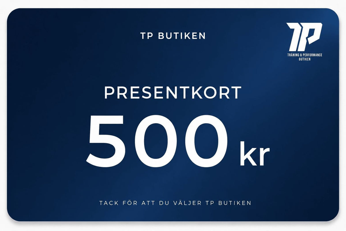 🎁 TP butikens Presentkort – Träning, Hälsa & Prestation - TRÄNING & PERFORMANCE BUTIKEN