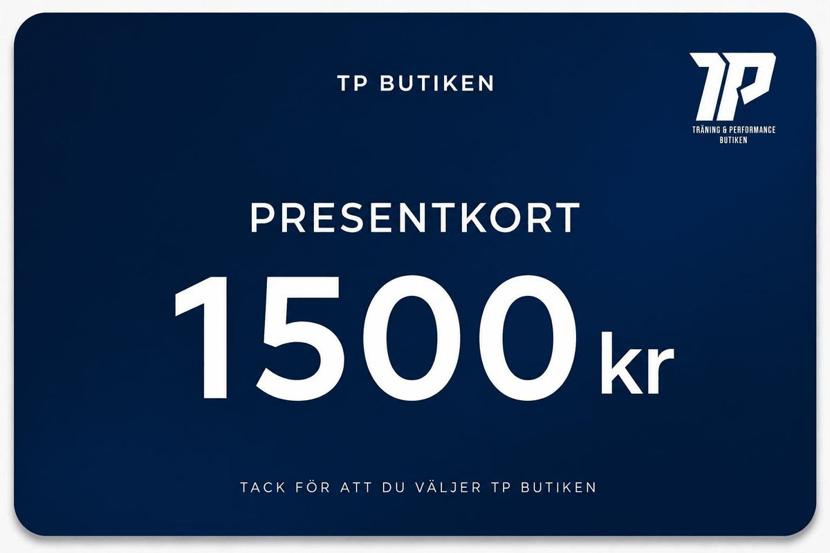 🎁 TP butikens Presentkort – Träning, Hälsa & Prestation - TRÄNING & PERFORMANCE BUTIKEN