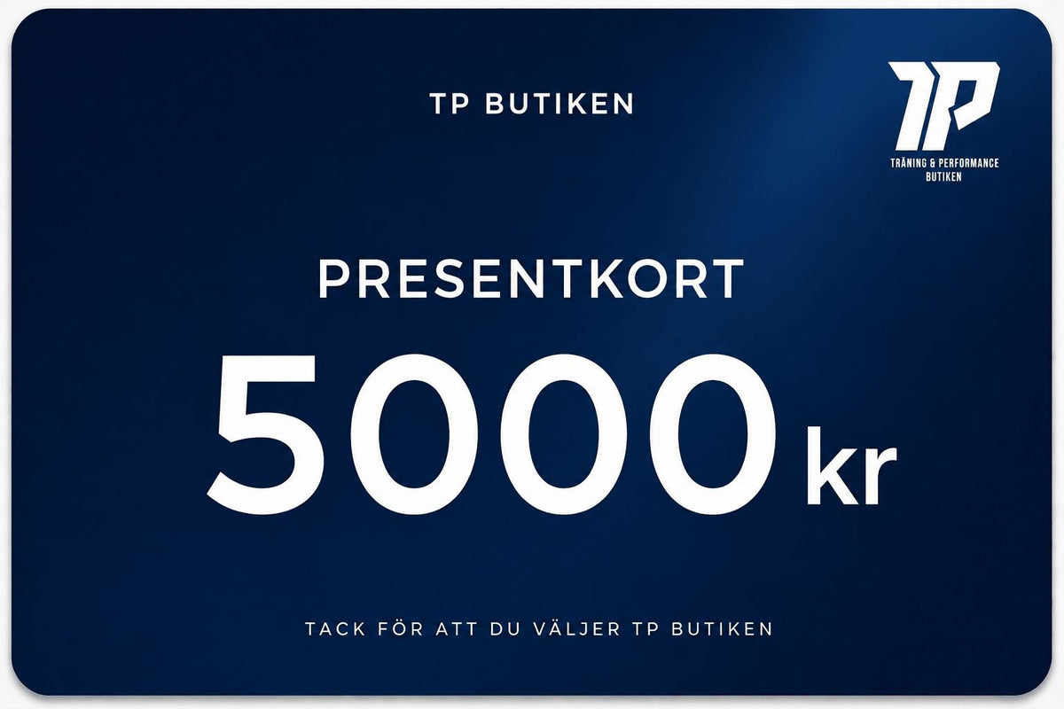🎁 TP butikens Presentkort – Träning, Hälsa & Prestation - TRÄNING & PERFORMANCE BUTIKEN