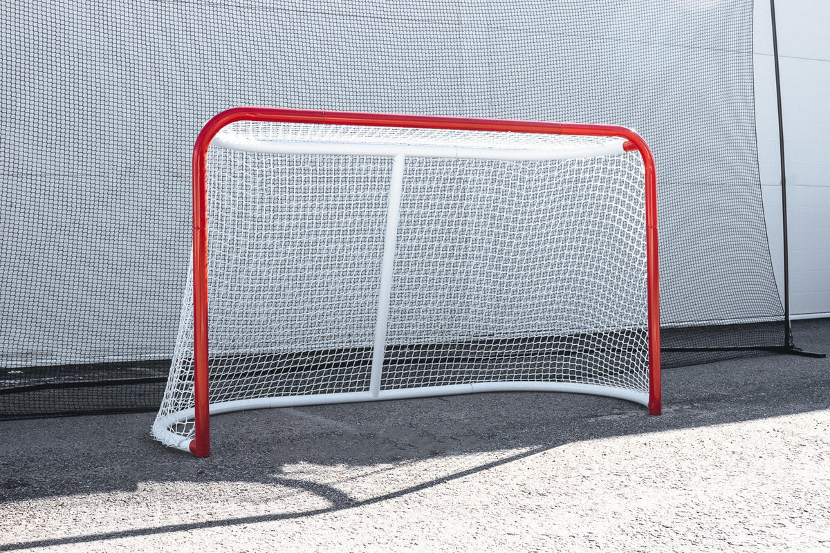 UNITE Skyddsnät Hockey – Komplett backstop med ram, stolpar & nät - TRÄNING & PERFORMANCE BUTIKEN