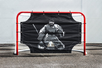 UNITE Skyddsnät Hockey – Komplett backstop med ram, stolpar & nät - TRÄNING & PERFORMANCE BUTIKEN