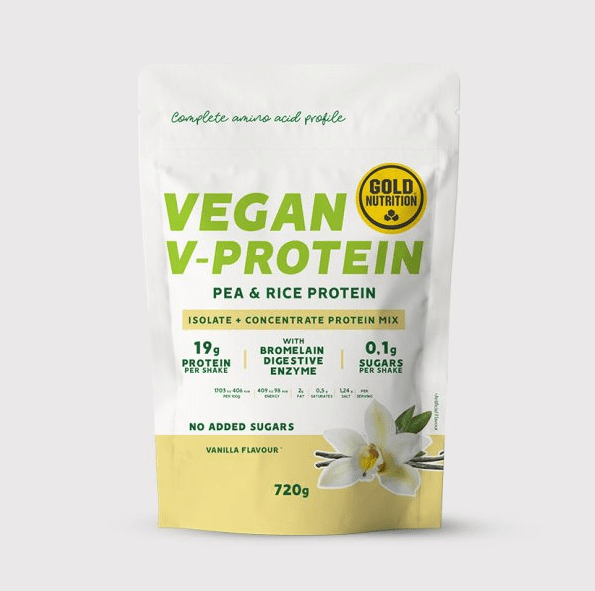 Vegan V - Protein – Växtbaserat protein för styrka och balans - TRÄNING & PERFORMANCE BUTIKEN