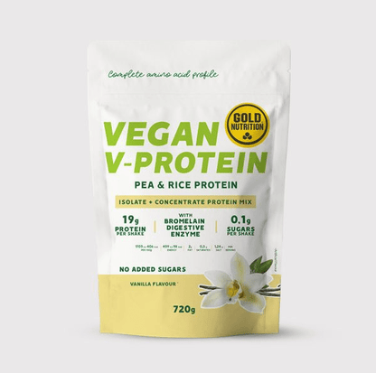 Vegan V - Protein – Växtbaserat protein för styrka och balans - TRÄNING & PERFORMANCE BUTIKEN