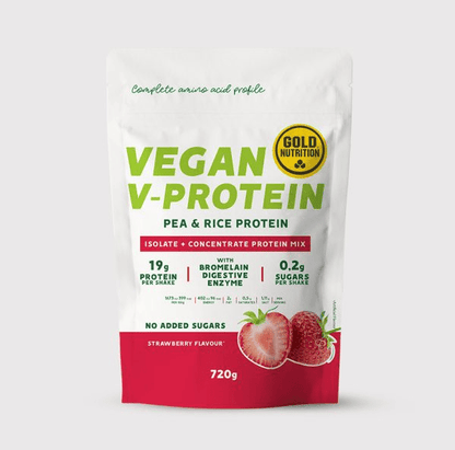 Vegan V - Protein – Växtbaserat protein för styrka och balans - TRÄNING & PERFORMANCE BUTIKEN