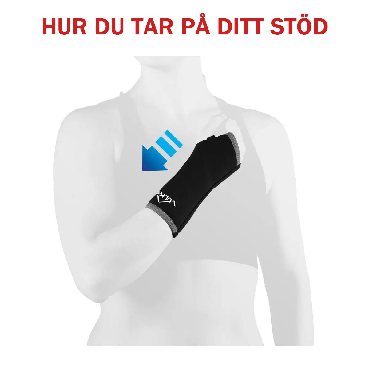 Vulkan Handledsstöd Lång - TRÄNING & PERFORMANCE BUTIKEN