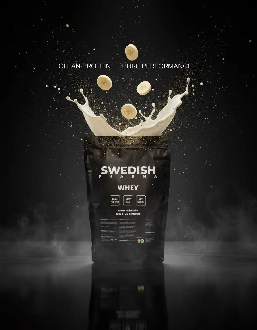 Whey - Banan Milkshake - TRÄNING & PERFORMANCE BUTIKEN