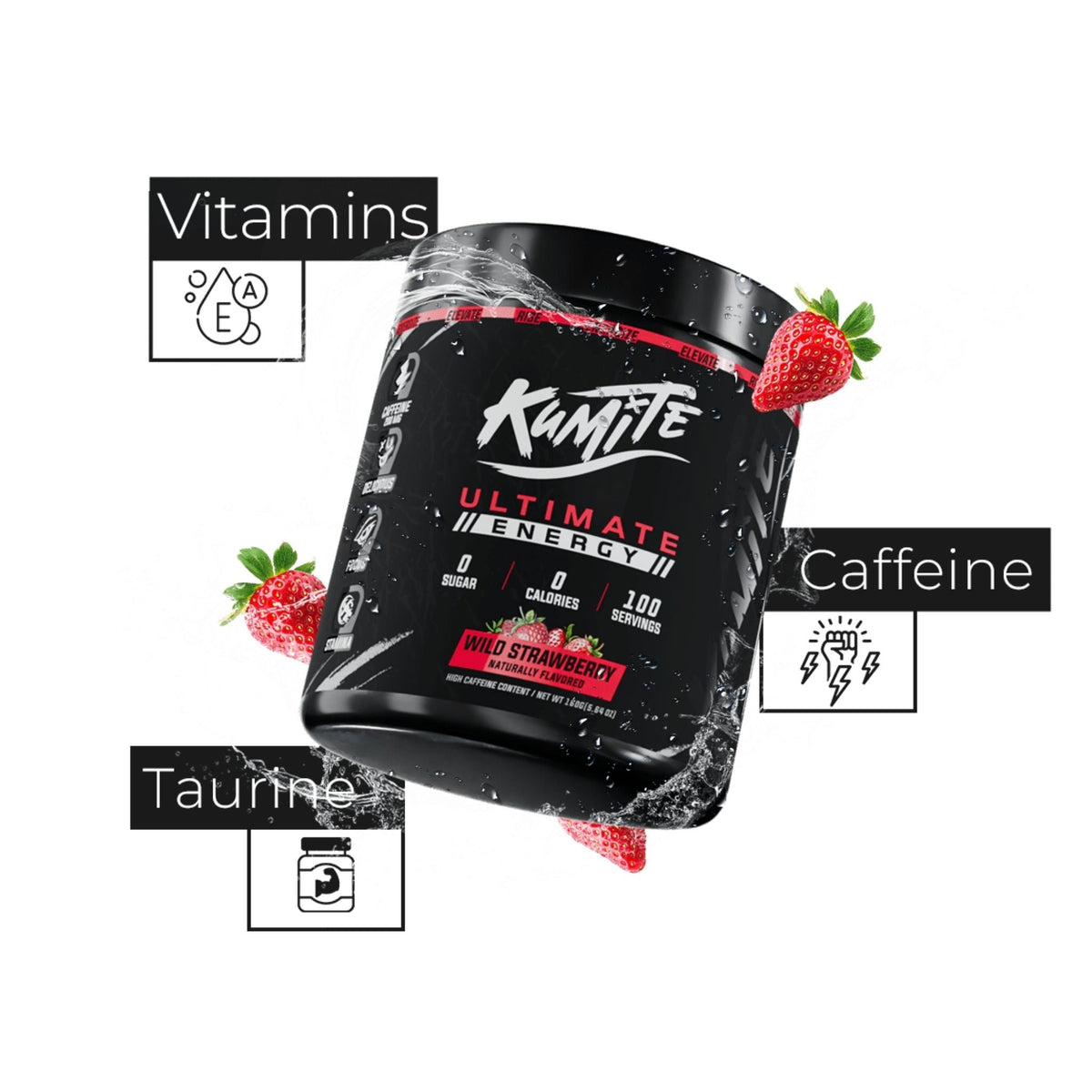 Wild Strawberry (100 servings) - TRÄNING & PERFORMANCE BUTIKEN
